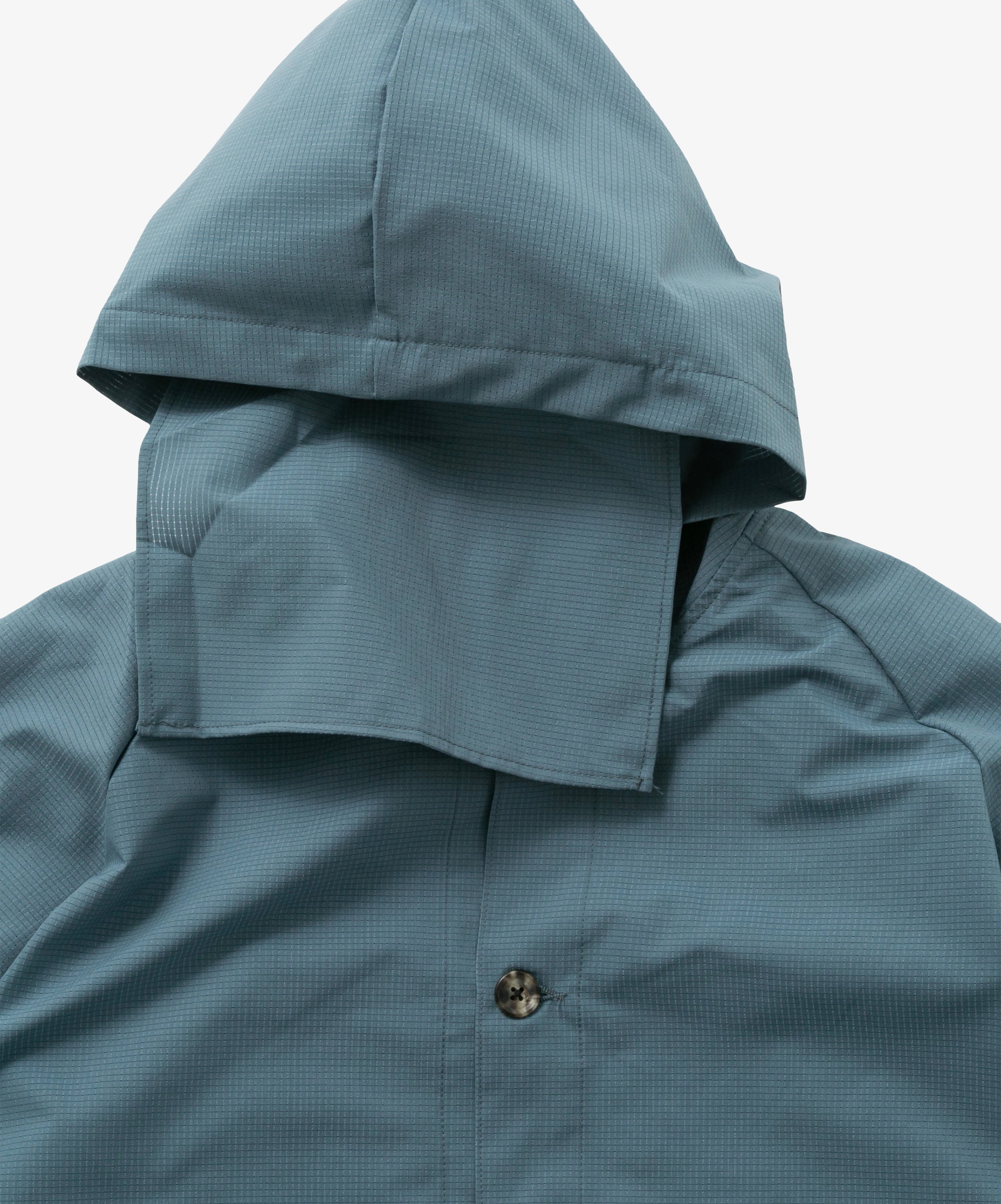 hoodie shirt mesh blue gray