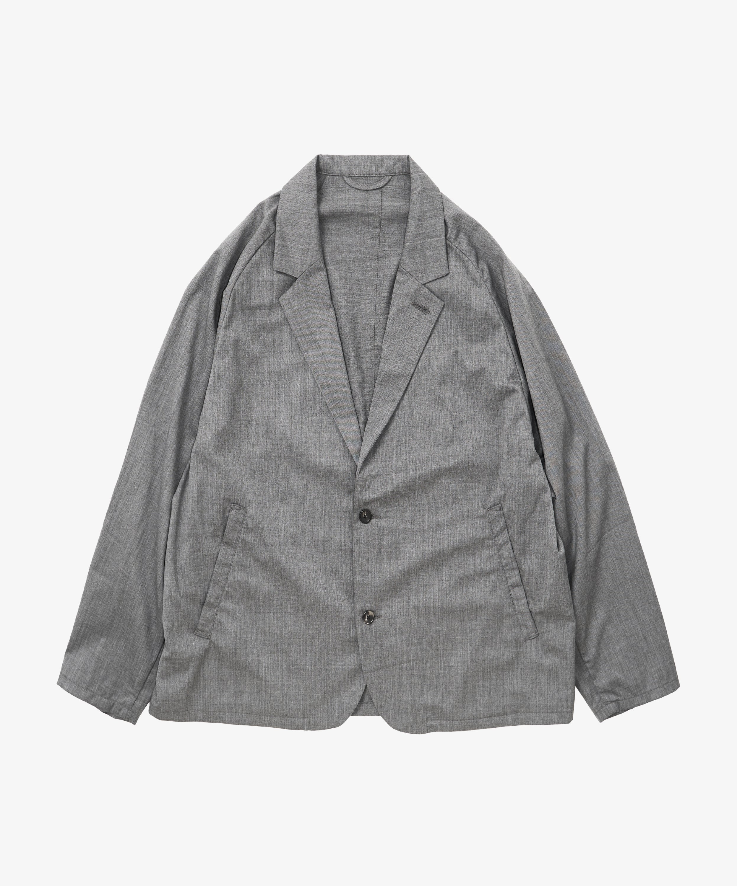 veste two button grey twill - default