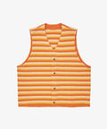 gilet three d knit yellow mix - default