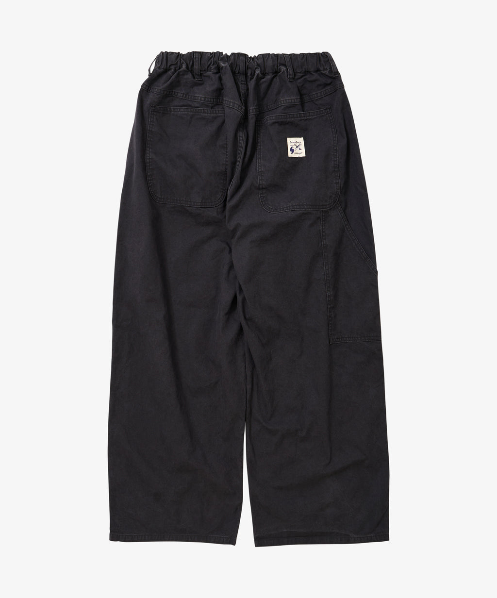 painter pants super duck faded black