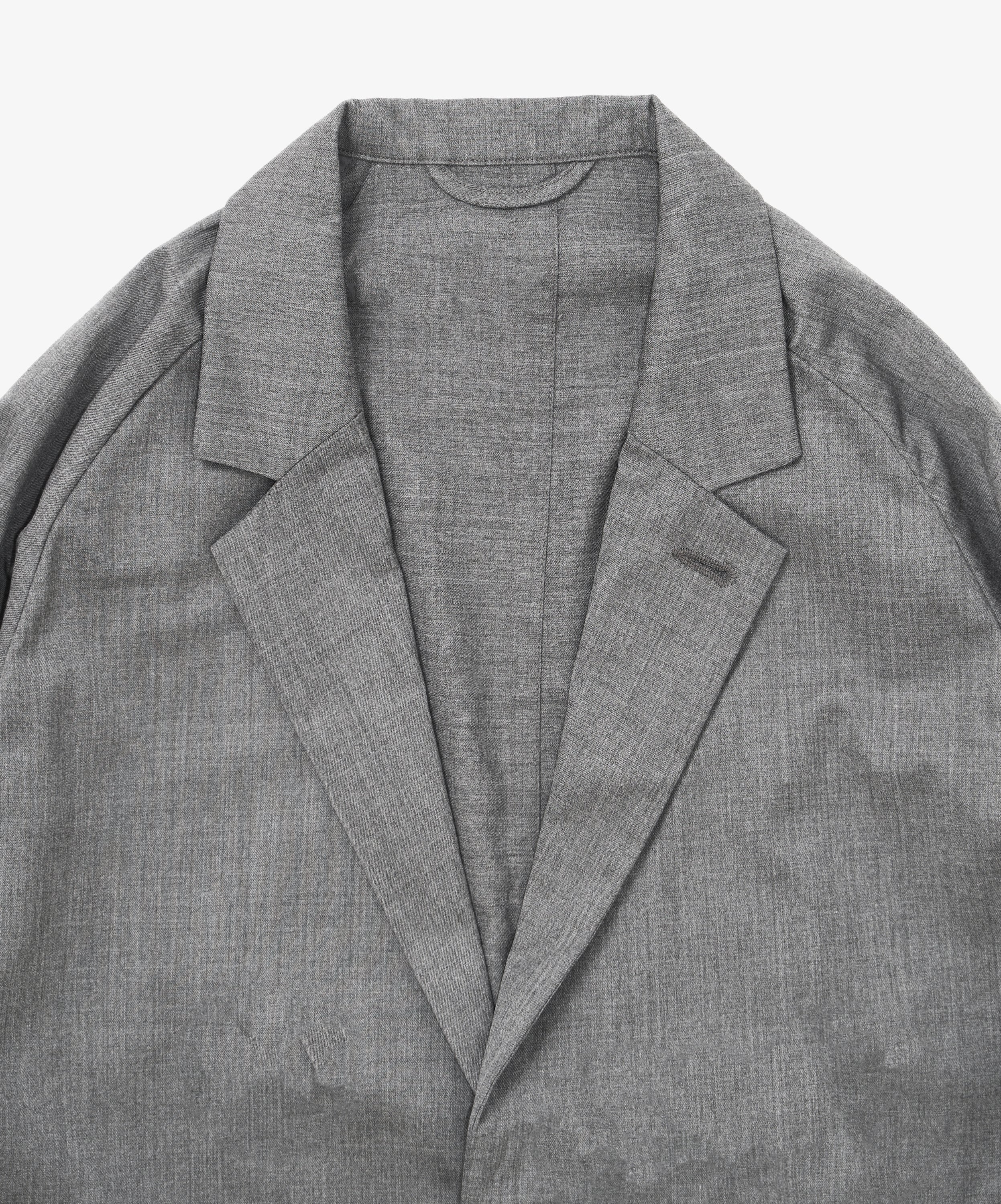 veste two button grey twill