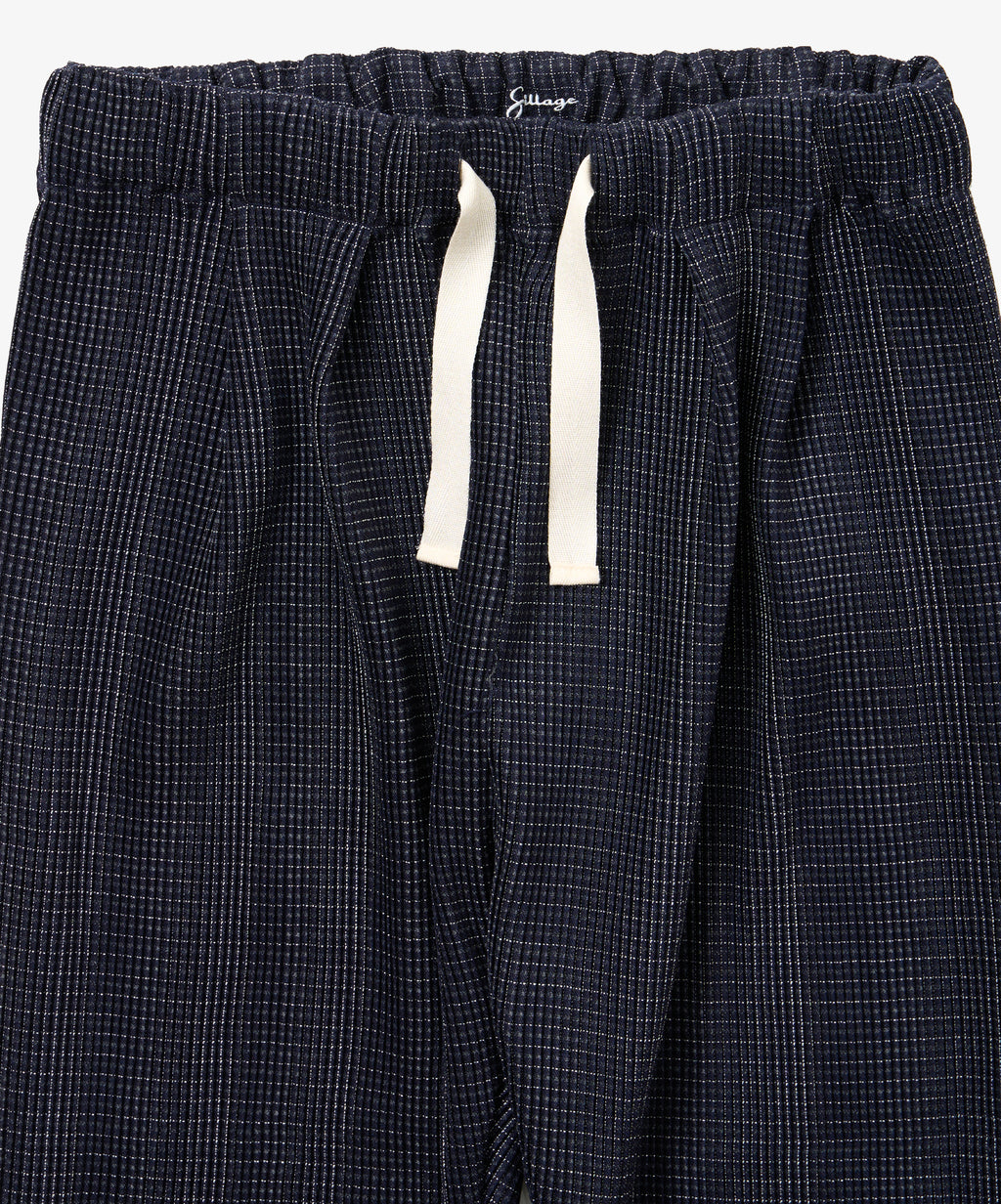baggy trousers pleats deadstock watahiko tex sashiko