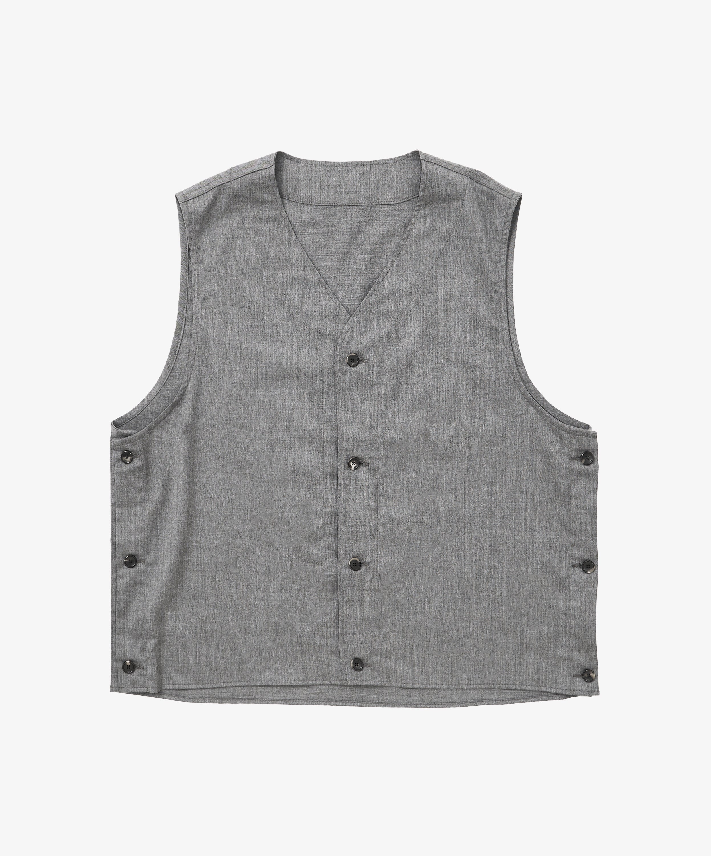 gilet grey twill - default