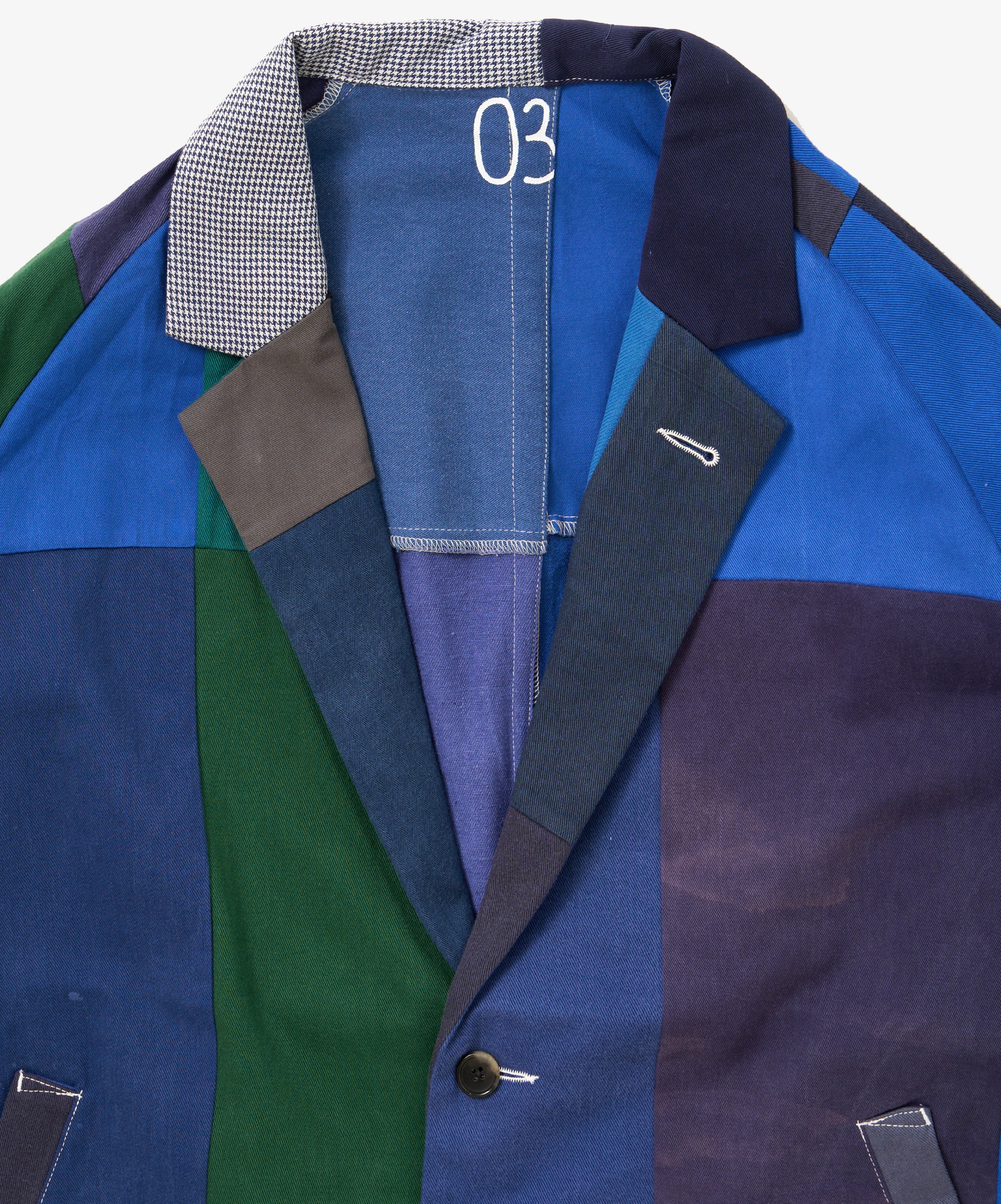 veste two button denim three