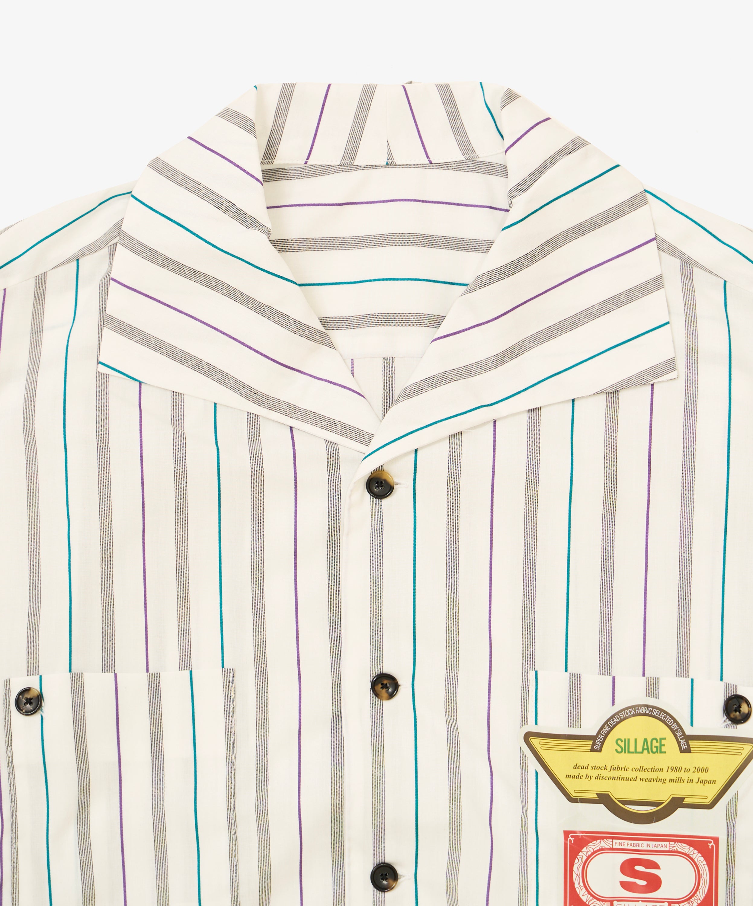 rib blouson deadstock white stripe