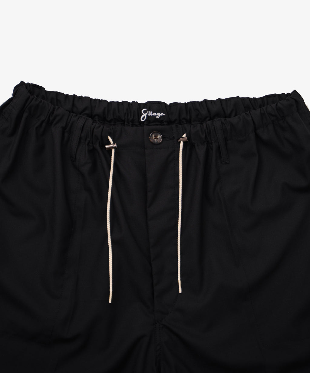 circular fatigue short pants black