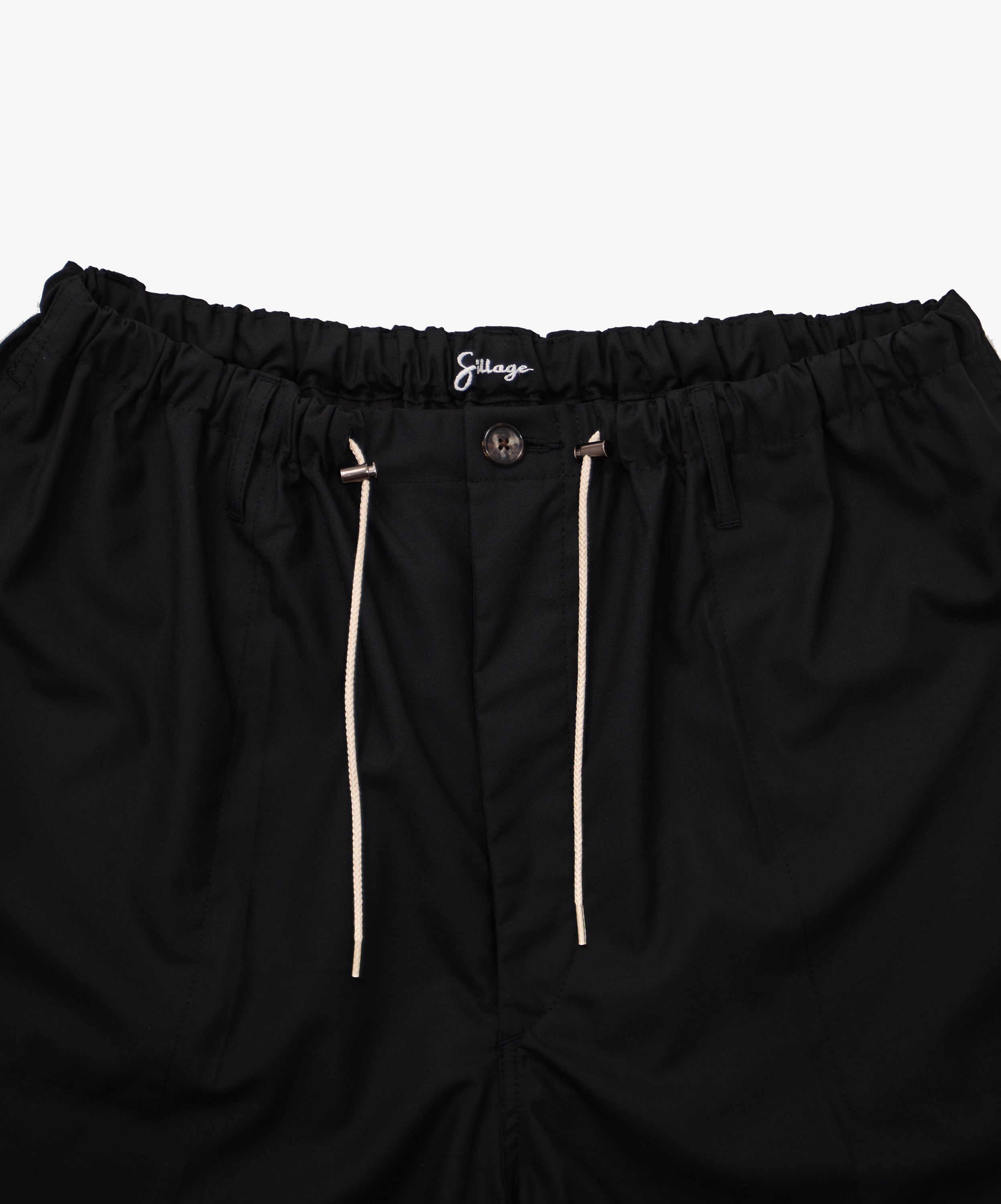 circular fatigue short pants black