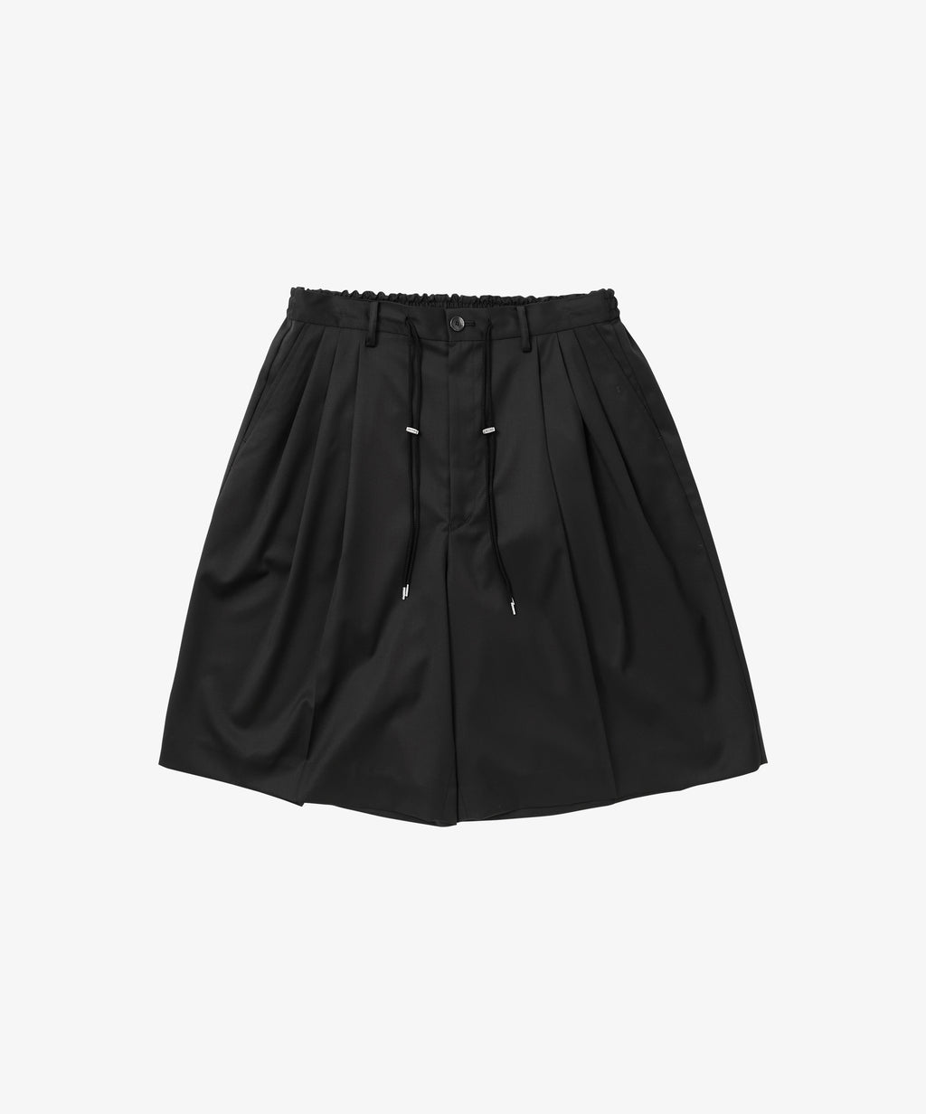 pantalon circulaire shorts loro piana black - default