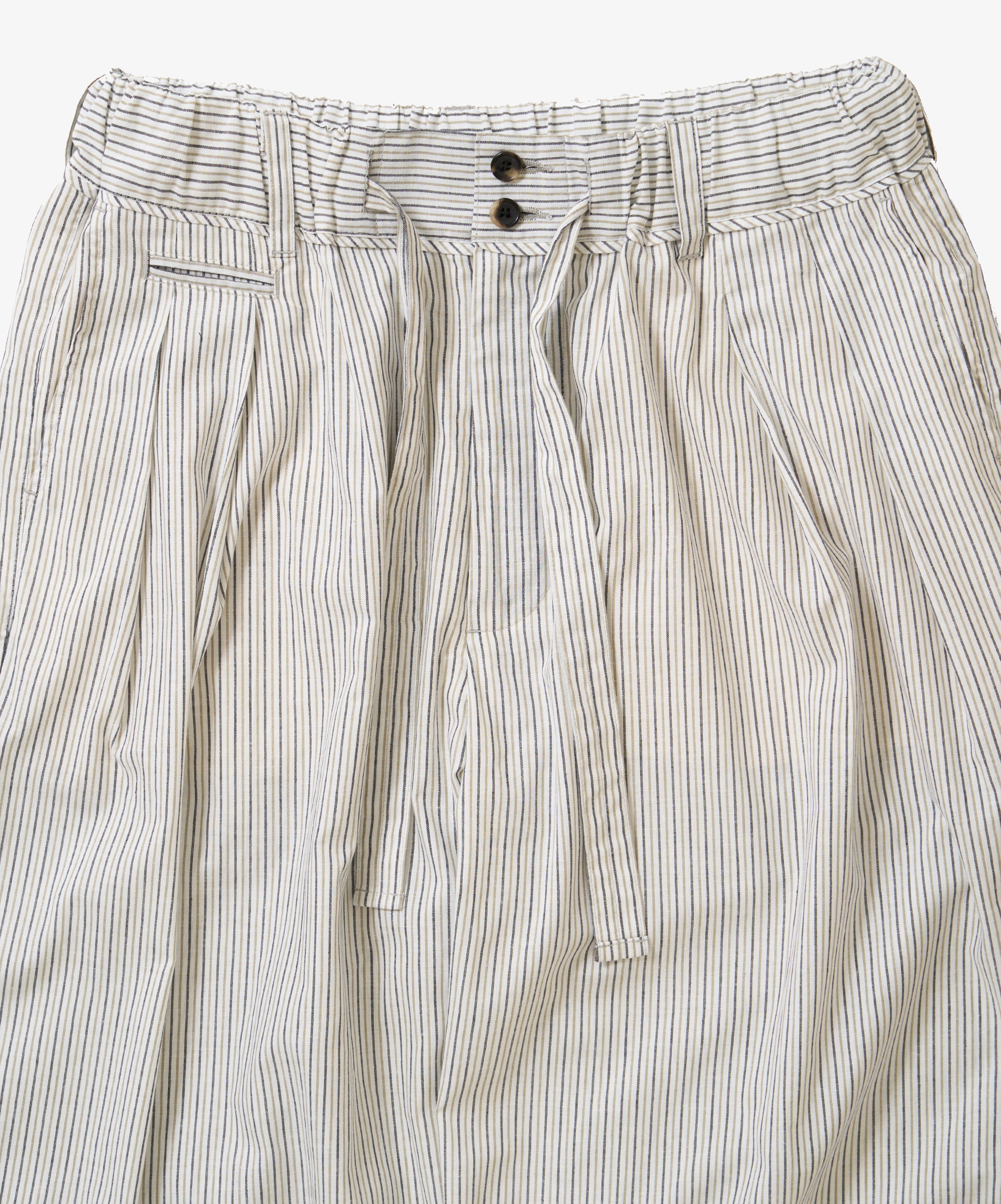banshu ori hakama pants brown stripe