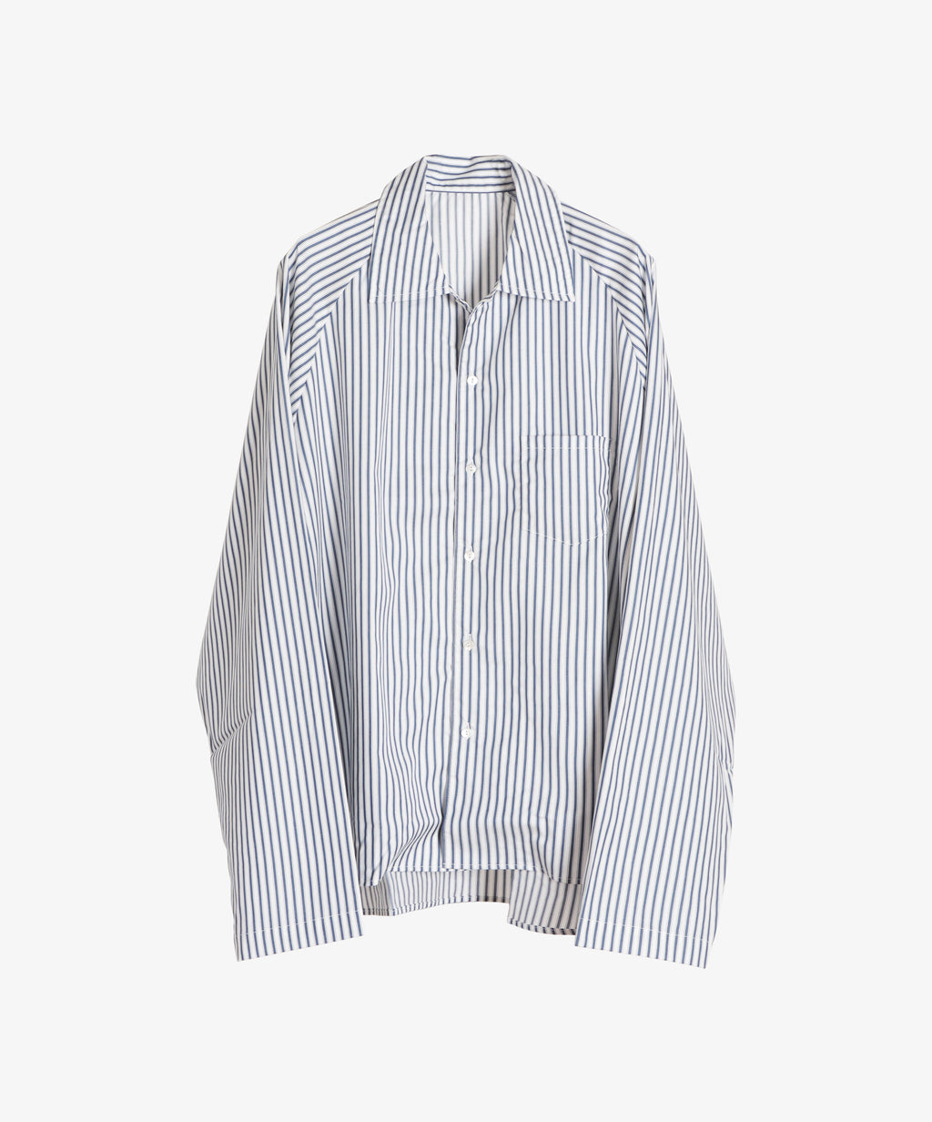 pyjama set white stripe