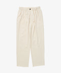 french terry baggy trousers ivory - default