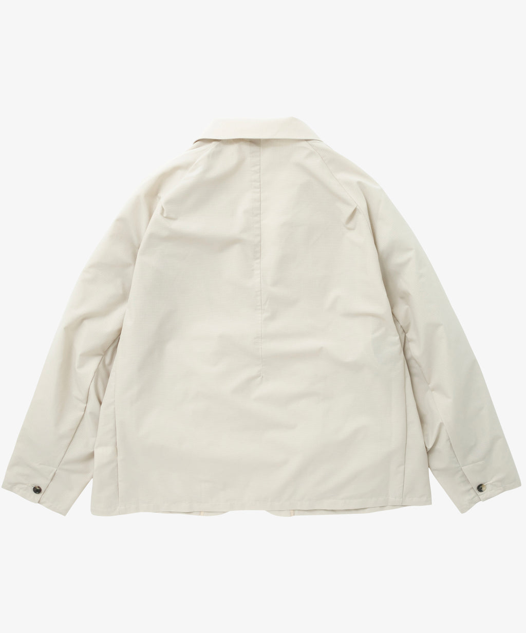 veste two button mesh ivory