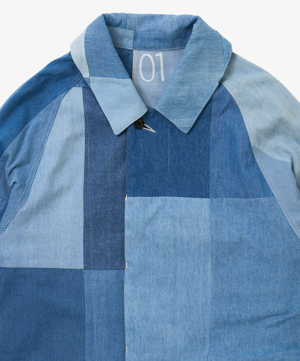 balmacaan coat vintage denim shirts one