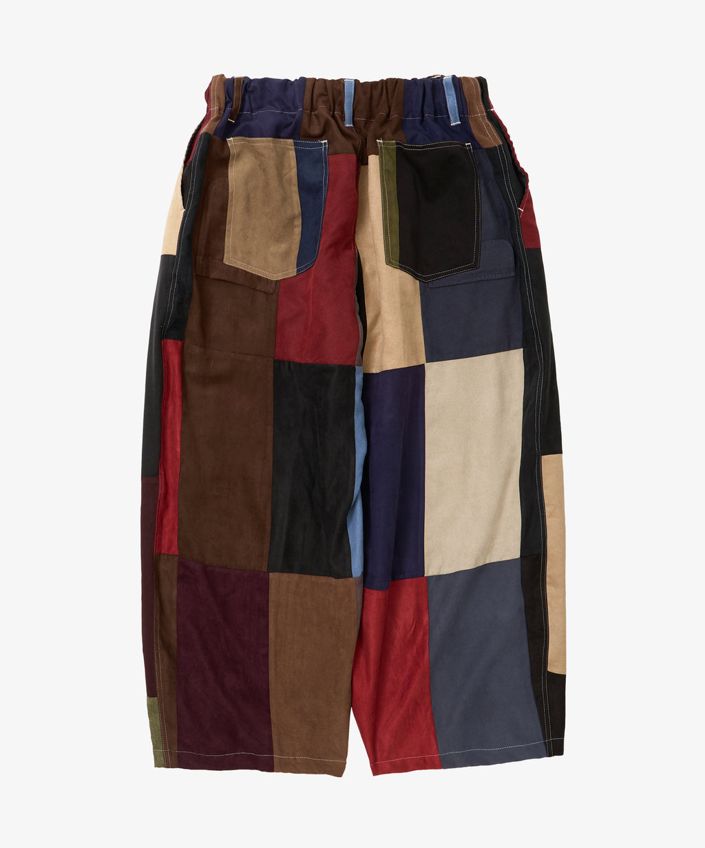 circular pants faux suede one