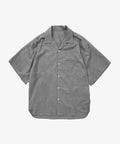 re-engineered overshirt short sleeve grey twill - default