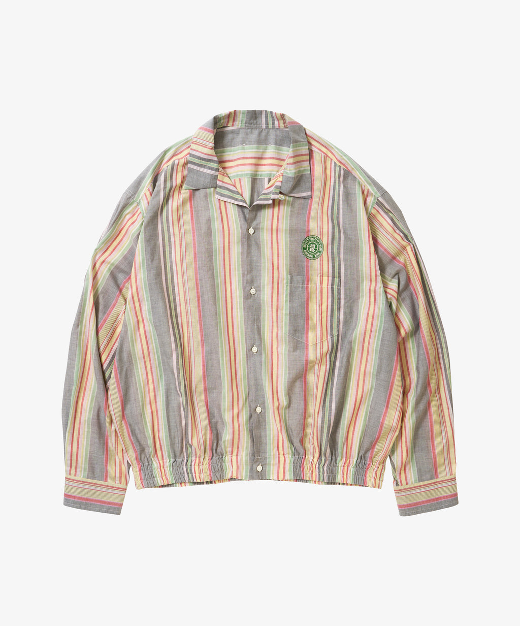 banshu ori ribbed shirts multi stripe - default