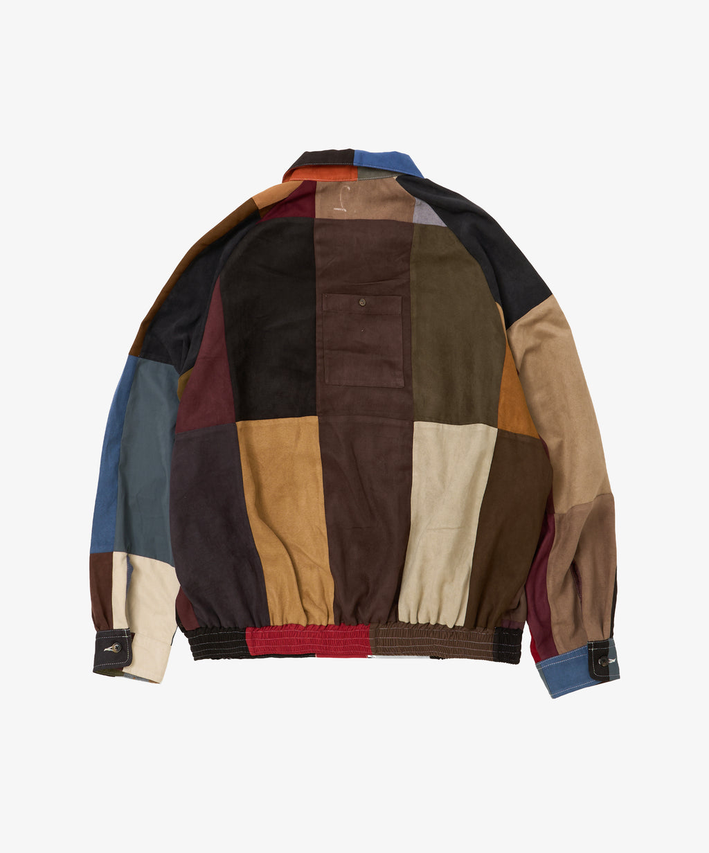zip blouson faux suede twelve