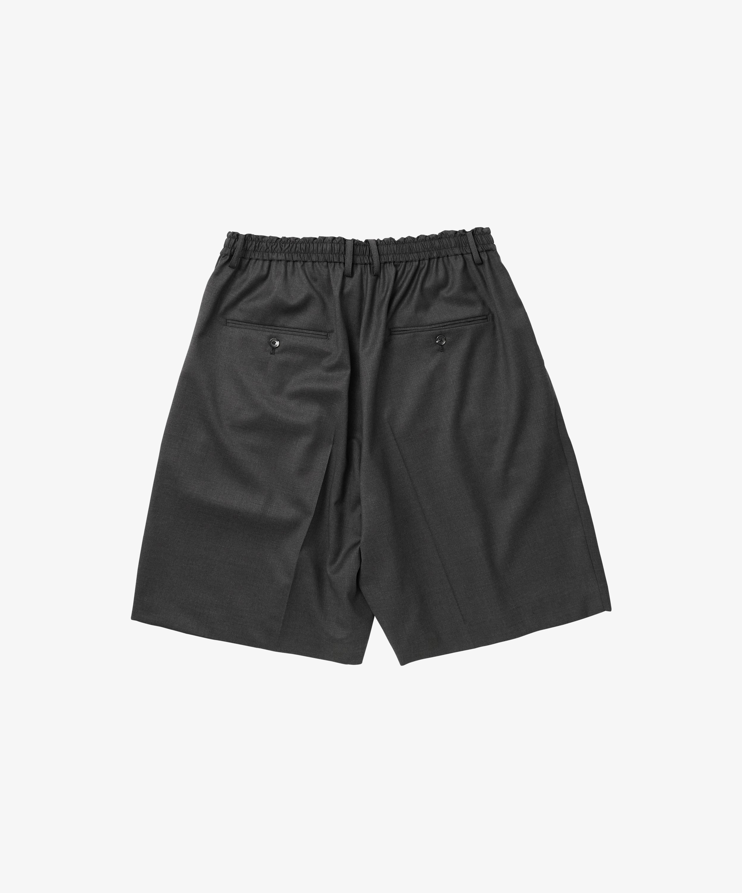 pantalon circulaire shorts loro piana anthracite
