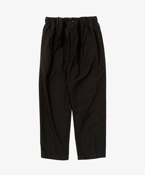 baggy trousers back satin black - default