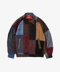 zip blouson faux suede two - default
