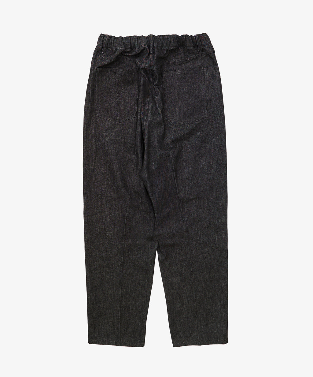 pantalon cinq poches black denim one wash