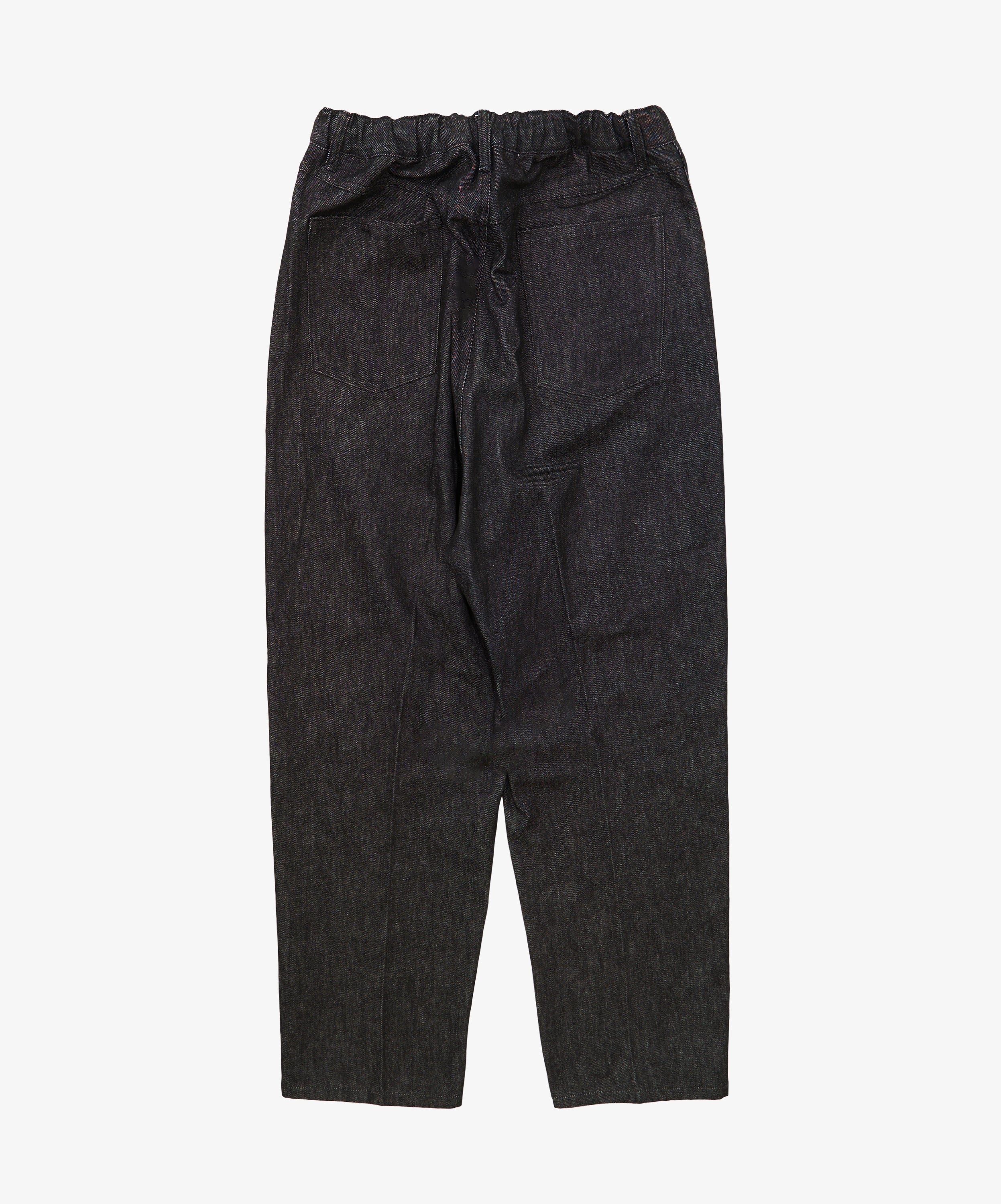 pantalon cinq poches black denim one wash