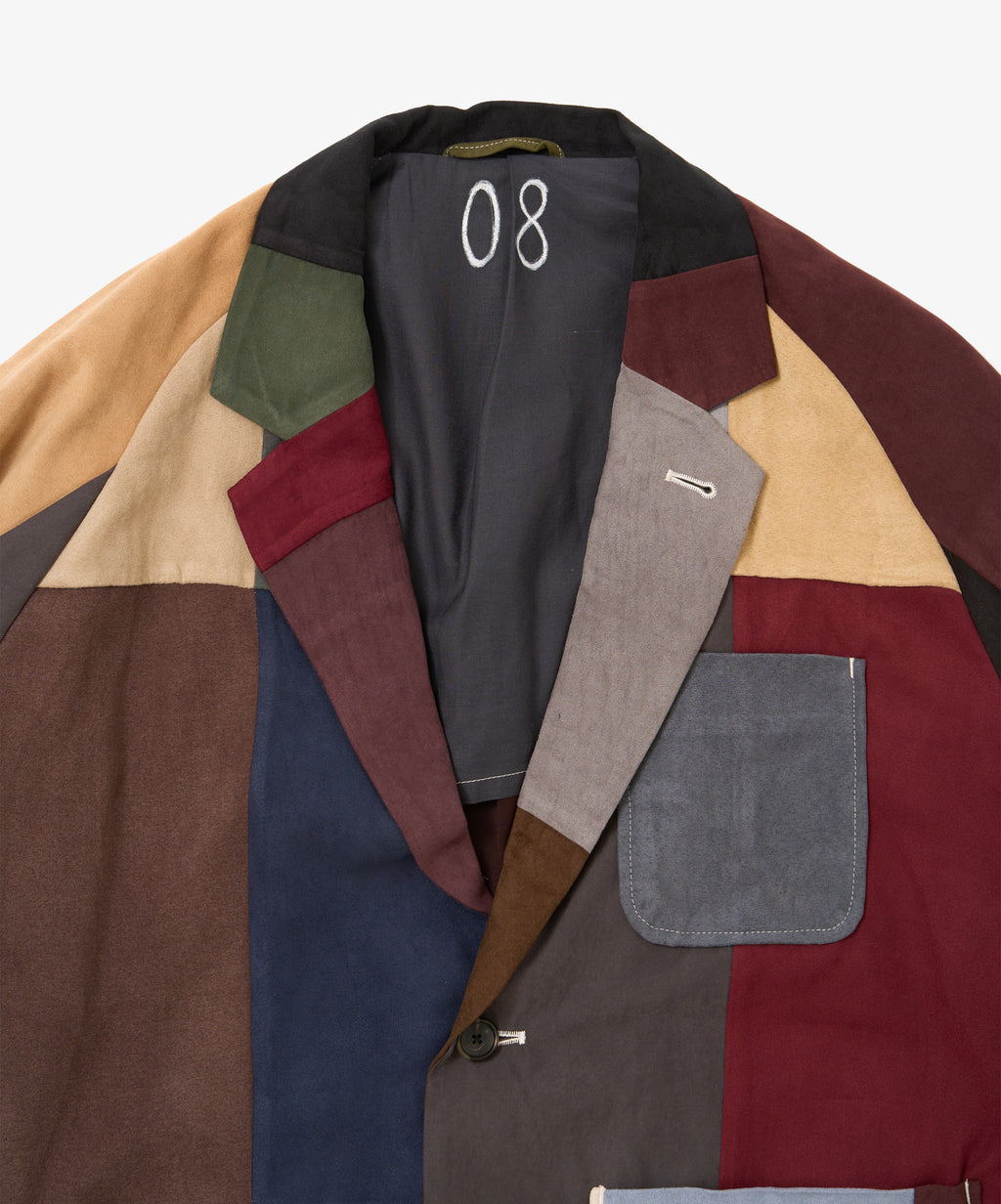 blazer faux suede eight