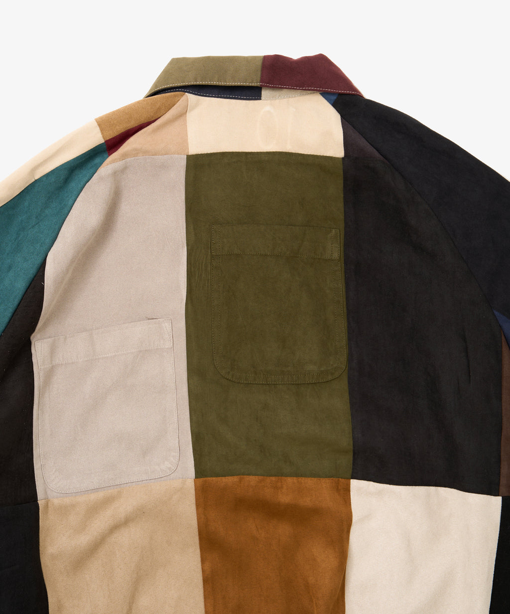 zip blouson faux suede ten