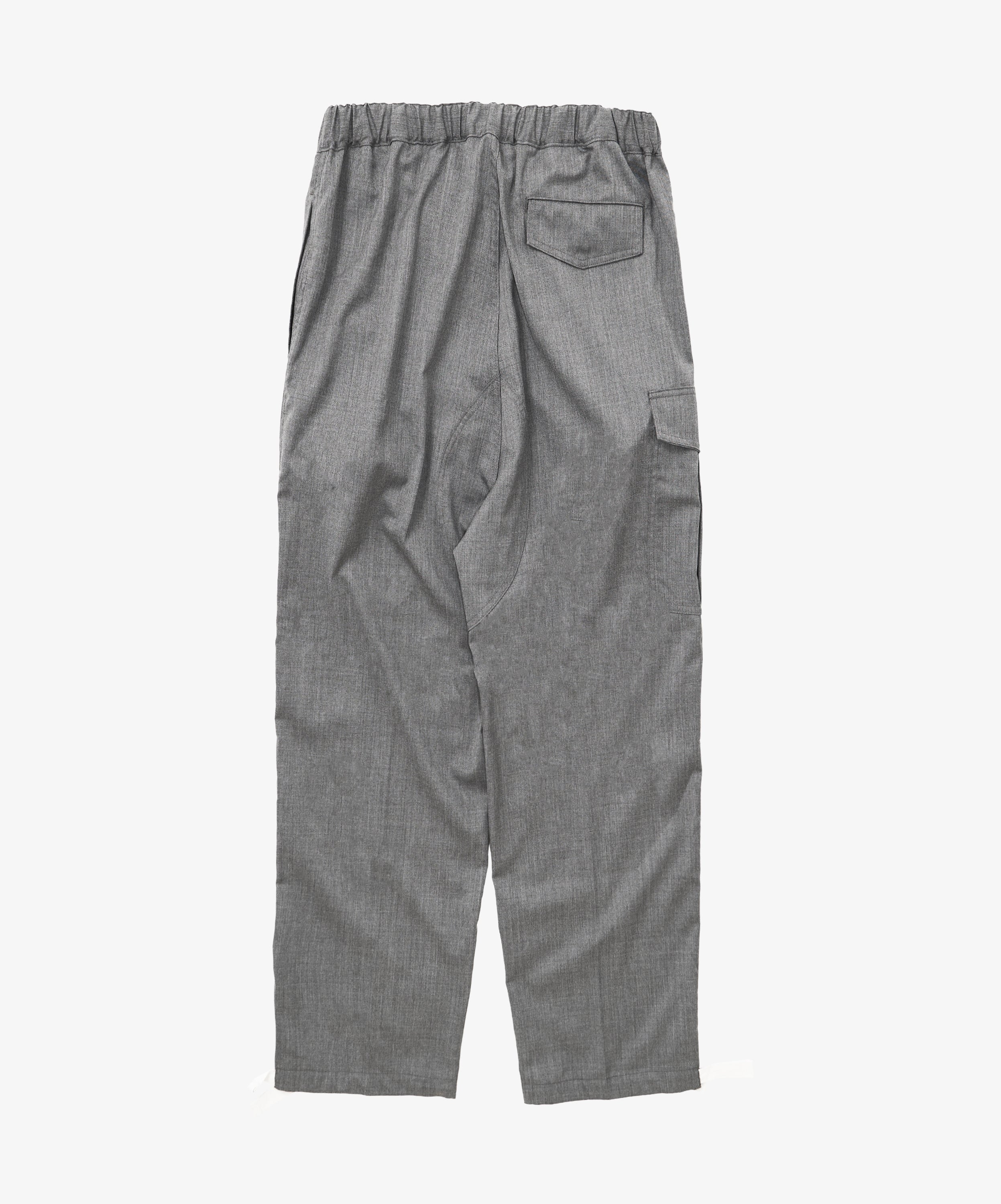 cargo pants grey twill