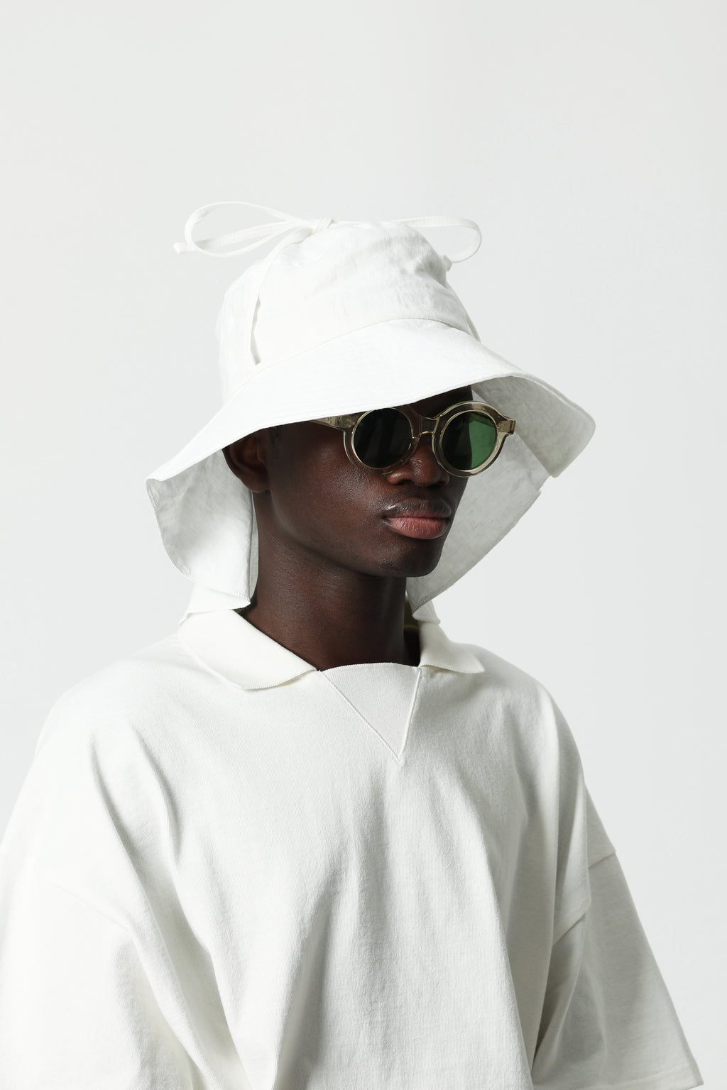field hat linen white