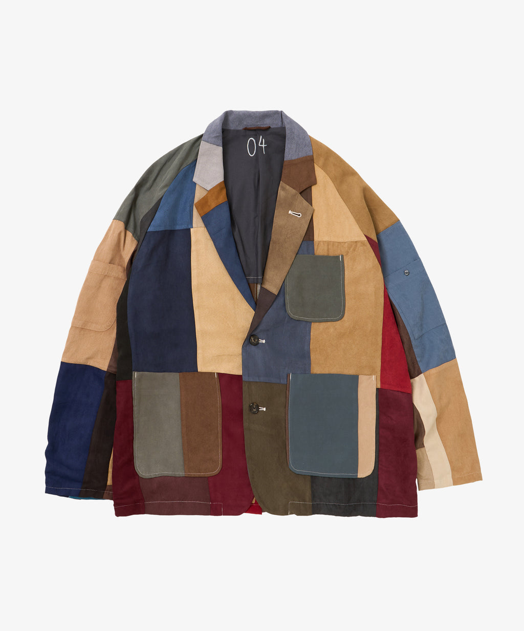 blazer faux suede four - default