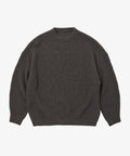 super fine wool ribbed crew anthracite - default