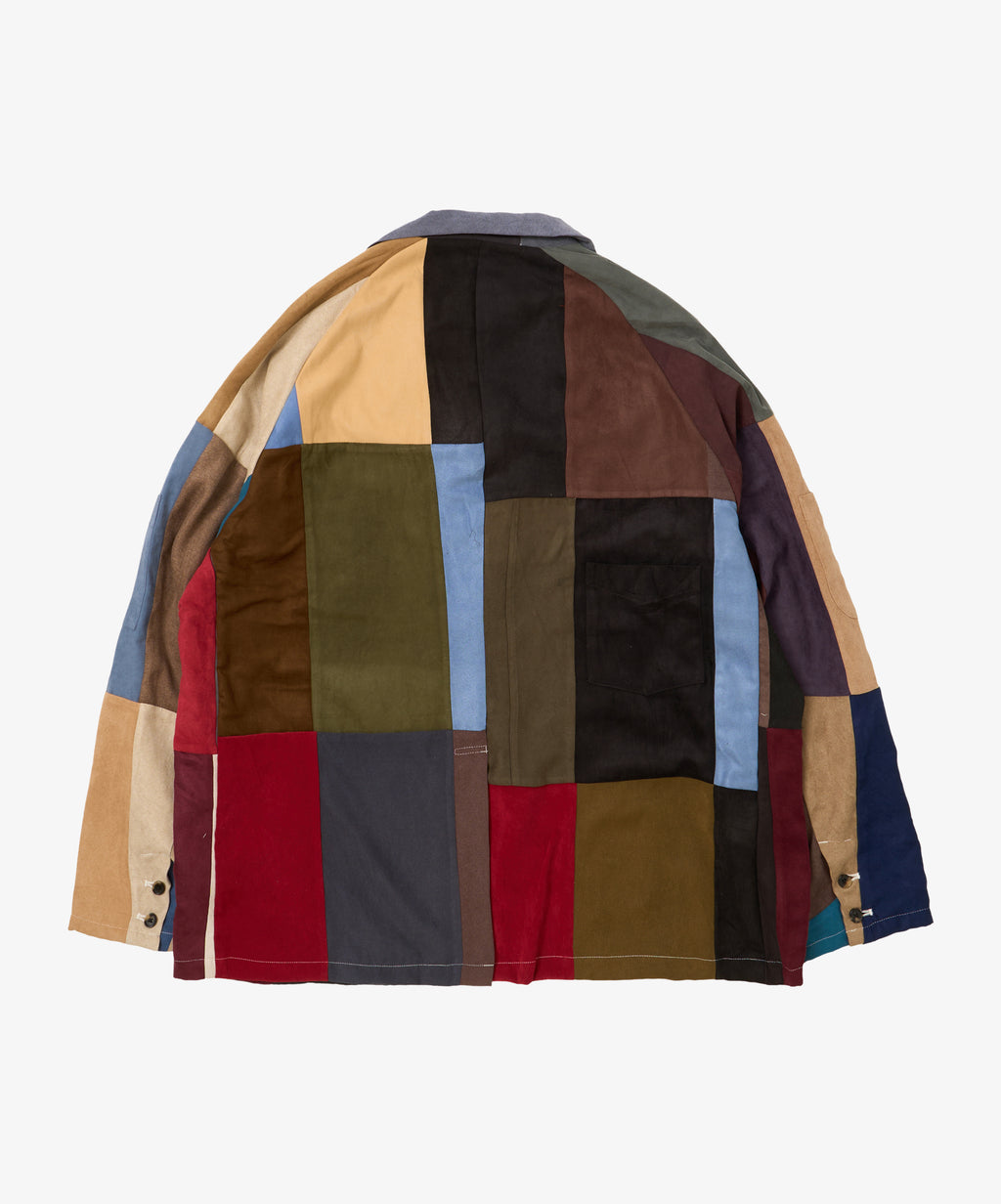 blazer faux suede four