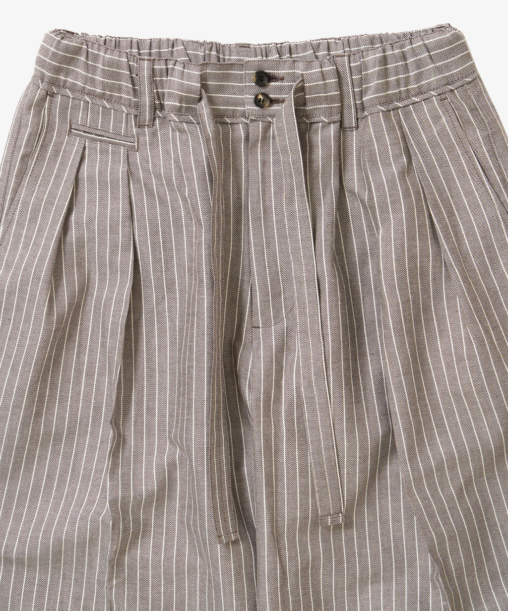 banshu ori hakama pants herringbone stripe
