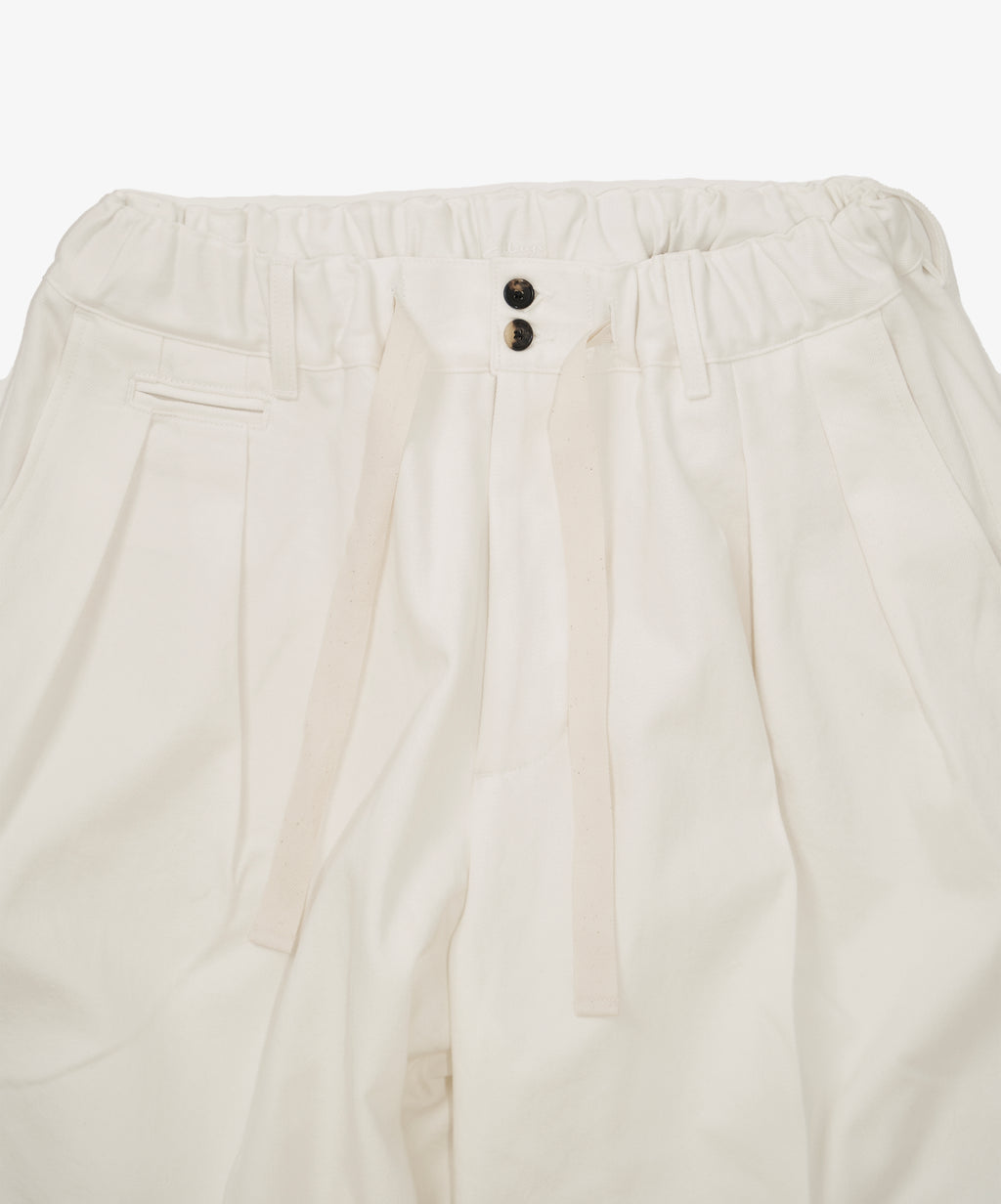 hakama pants white denim one wash