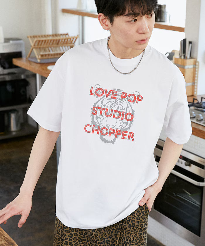 <Functional Material> Animal Print T-Shirt Limited Edition