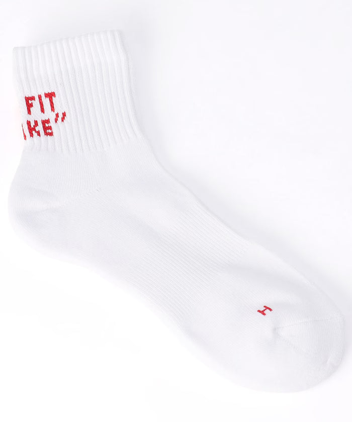 Back logo quarter socks (25.0-27.0cm compatible)