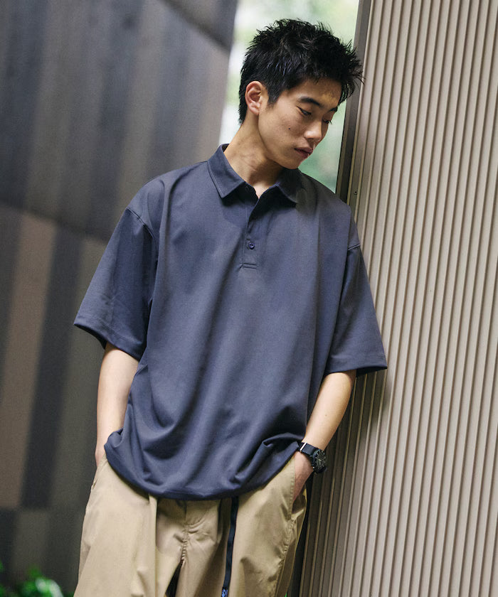 Limited Edition Drymix(R) Dry Mix Relaxed Fit Hem Code Polo Shirt Quick Dry UV Cut