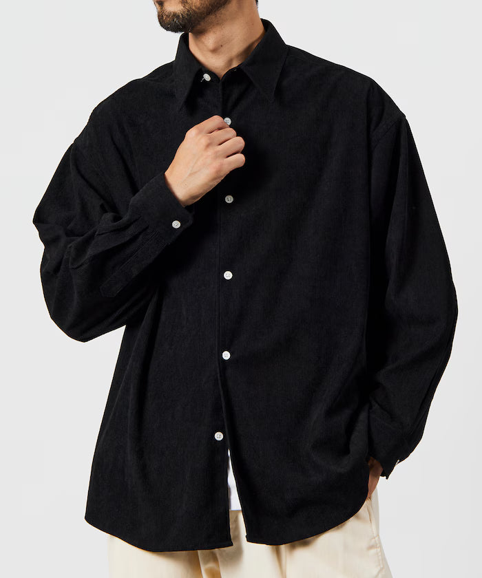 Relax Fit Relaxed Fit Corduroy Regular Collar Shirt [Limited Edition]