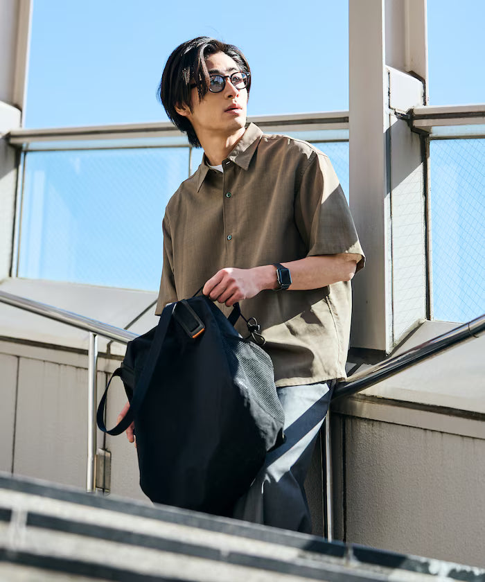 AiRide/AiRide Relax Fit Short Sleeve Regular Collar Shirt/Pocketable/Quick Drying/UV Cut [Limited Edition]