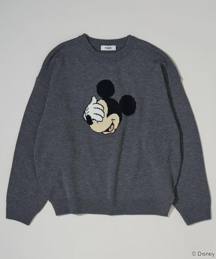 Custom Mickey Mouse Face Knit