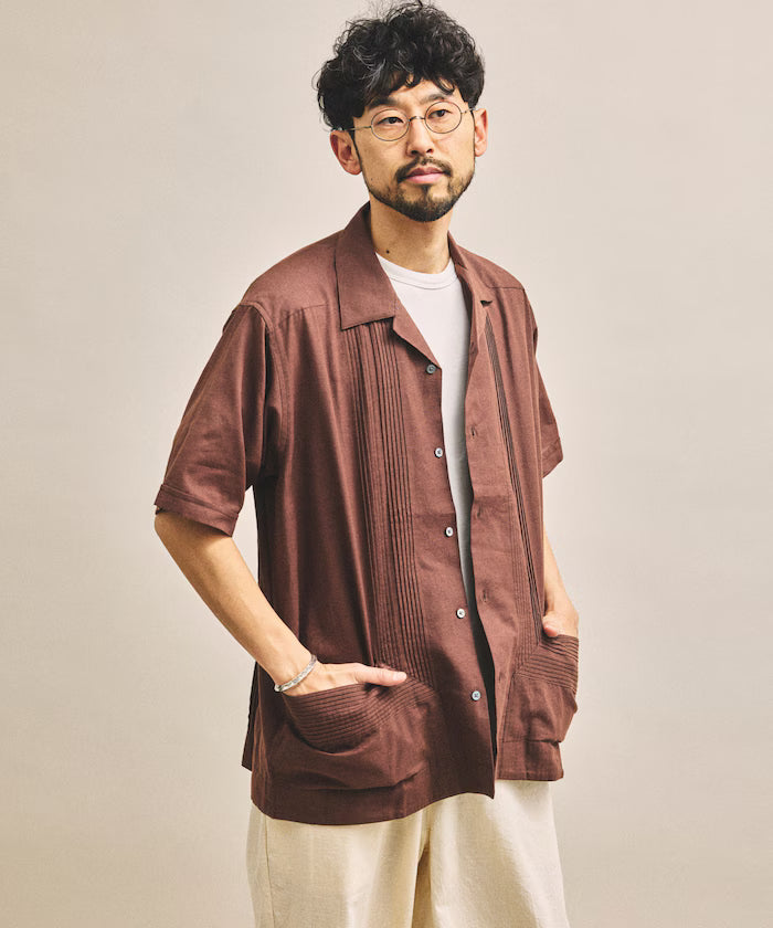 New Color Added: India-Made Relaxed Fit Cuban Shirt Short Sleeve