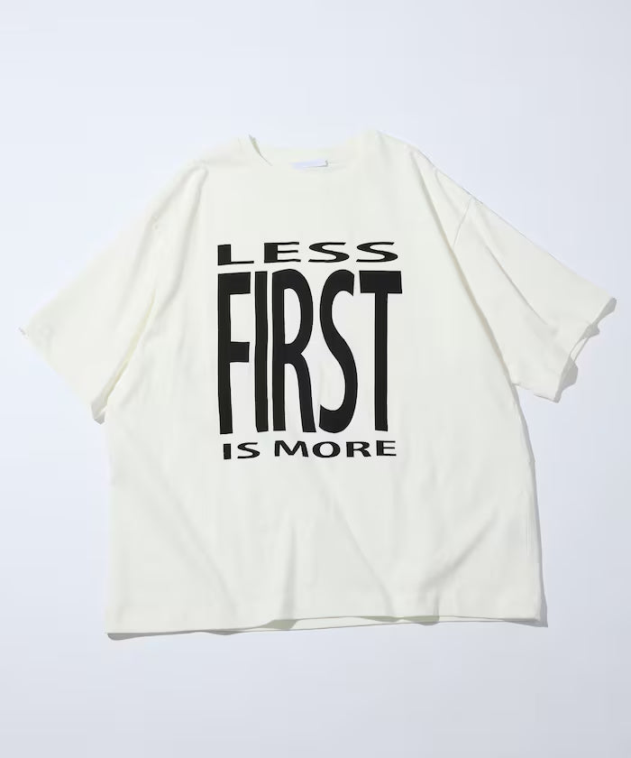 6 Ounce Front Logo Print Crew Neck T-Shirt / Print T-Shirt PRINT BIG FIRST
