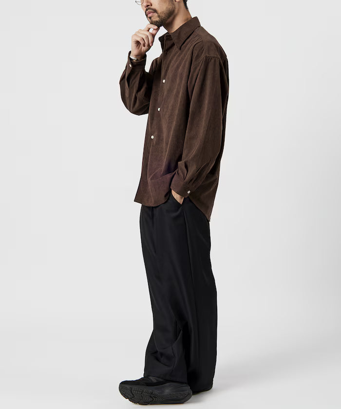 Relax Fit Relaxed Fit Corduroy Regular Collar Shirt [Limited Edition]