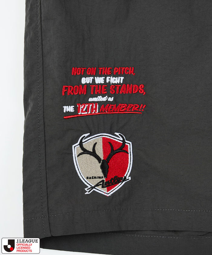 [May 15 12:00 Start of Sales] J.LEAGUE × FREAK'S STORE Exclusive SUPPORTERS NYLON SHORTS [Kashima Antlers]