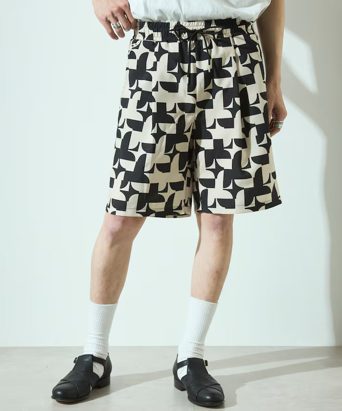 Pattern Easy Shorts / All-over Print Short Pants / Compatible with Setup