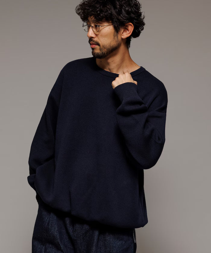 Milan Rib Spindle Crew Knit / Easy Care