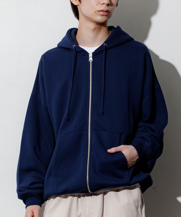 Relaxed Fit Zip-Up Hoodie 【Limited Edition】
