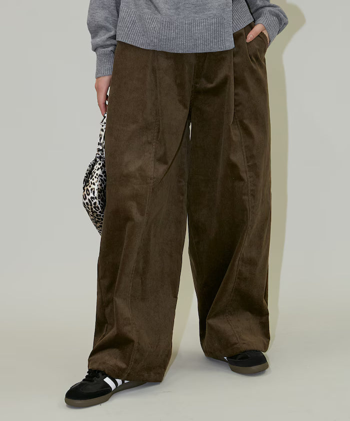 Wide Corduroy Easy Pants [Limited Edition]