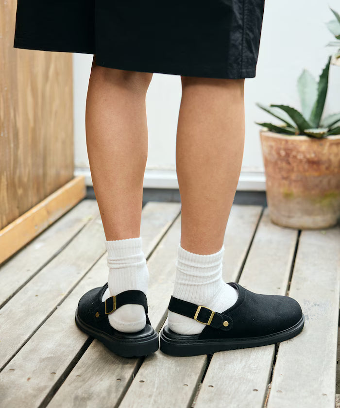 Limited Edition Leatherette SW 2way Clog Sandals with Backstrap